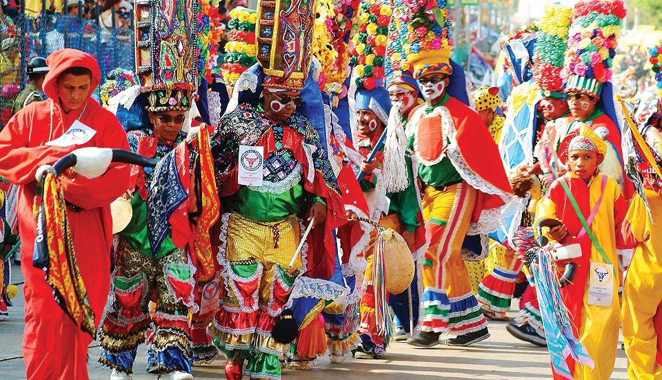 lokale traditionen in barraquila, kolumbien